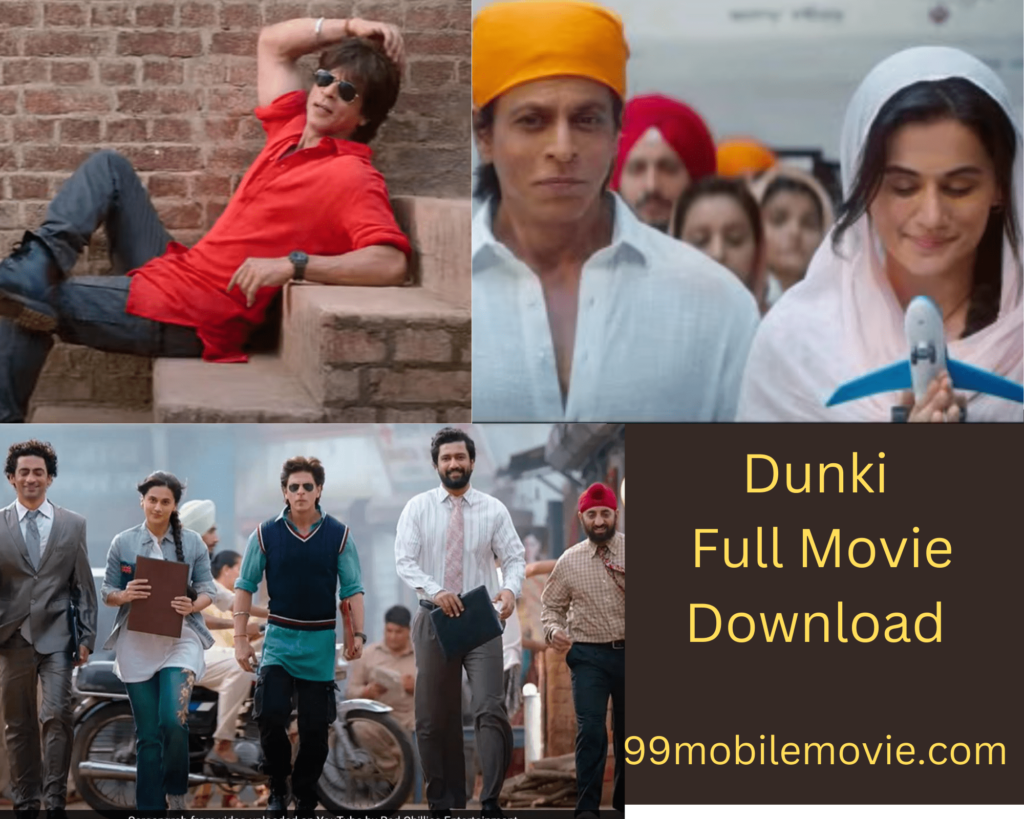 Dunki Full Movie Watch Online And Download In Telegram
